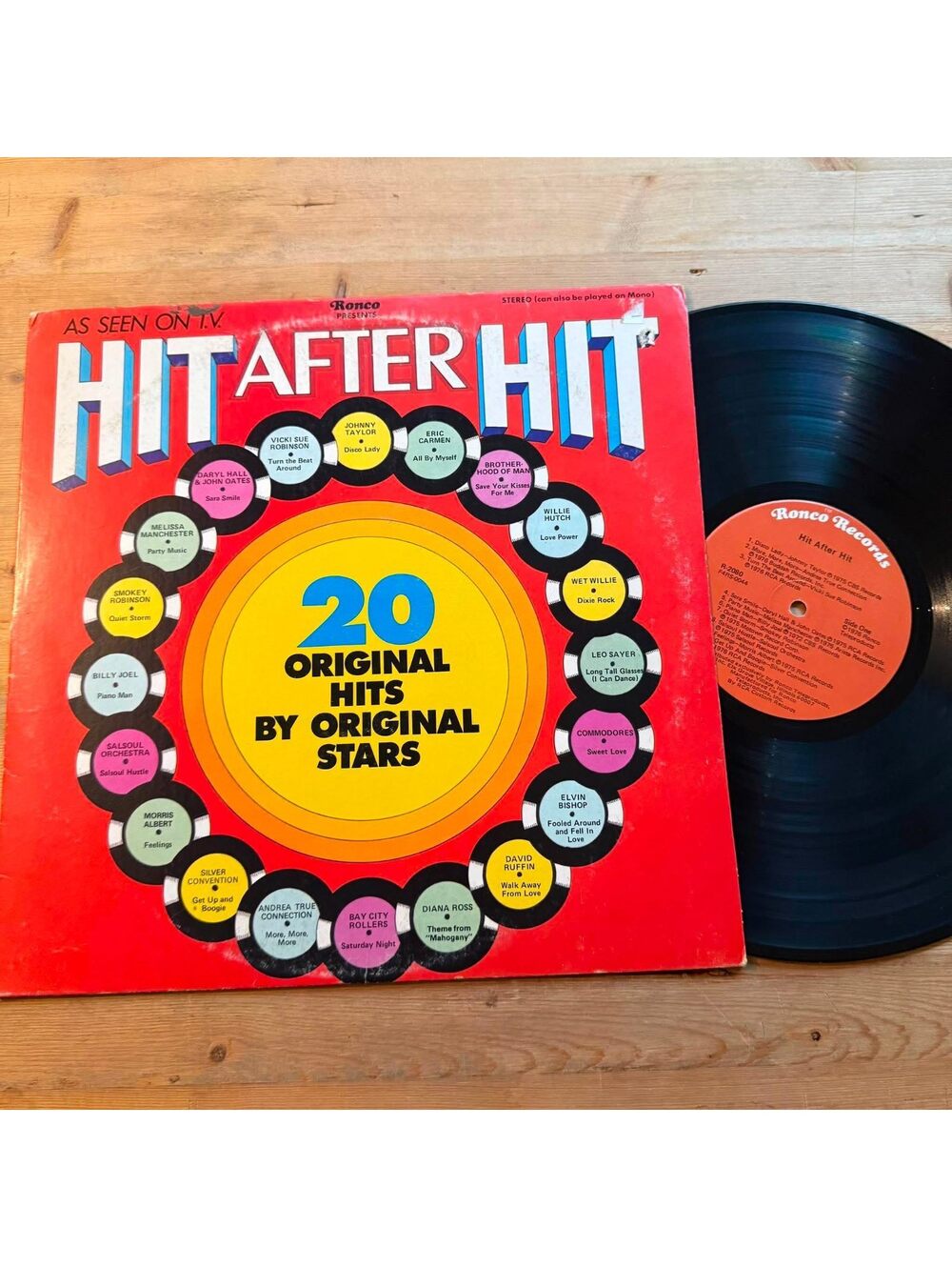 Various - Hit After Hit 20 Original Hits 33rpm VG+ VR24